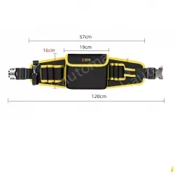 Yellow thickened tool belt bag medium bag