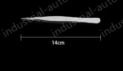 Stainless steel tweezers Straight tip (thick) 14cm