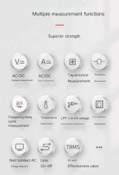 DE66D AC & DC current measurement with NCV