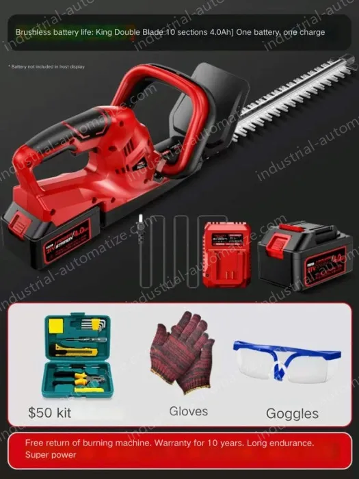Brushless high-efficiency double-edged 10-cell 4.0Ah one battery and one charge