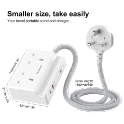 20W PD Quick Charger UK Power Strip