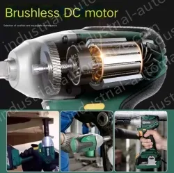 Electric wrenches Standard version 4.0Ah two-electric and one-charge wrench + brushless hammer combination