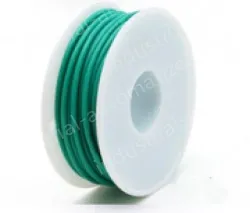 Silicone high temperature cable 26AWG Green