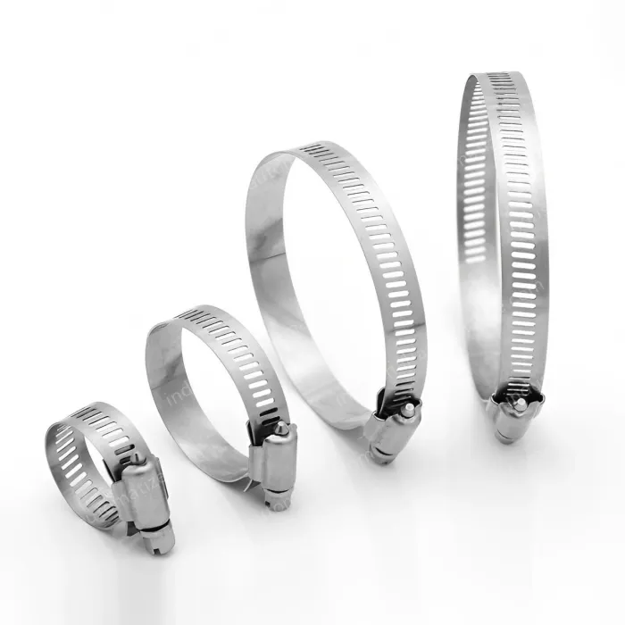304 all steel straight hose clamp 21-44