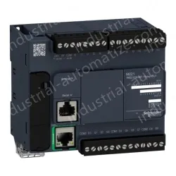 TM221CE24R logic controller, Modicon M221, 24 IO, relay, Ethernet