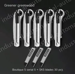 5 high-quality five consecutive shots + 5 alloy blades + 30 SK5 blades