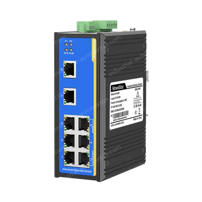 8 Ports 10/100M T(x) Din-Rail Managed Industrial Ethernet Switch