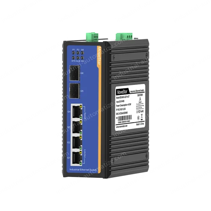 [Gigabit 2 Optical 4 Electrical] Ring Network Management Industrial Switch