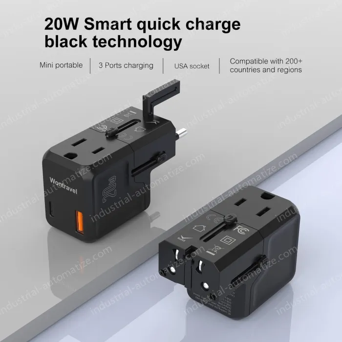 20W Charge Smallest Universal Travel Adapter