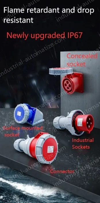 5 pole 63A connector