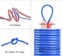 Transformer Cable 22AWG Blue