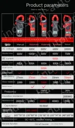 DE66D AC & DC current measurement with NCV