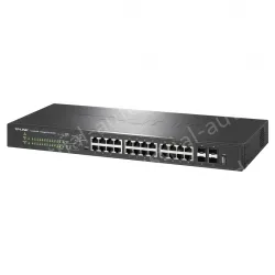 28 port 10 Gigabit on-network managed PoE switches