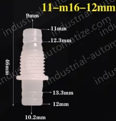 11-M16-12-Feed-through plastic connectors