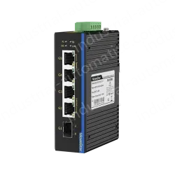 1 Port Gigabit SFP + 4 Ports Gigabit RJ45 Din-Rail Unmanaged Industrial Ethernet Switch