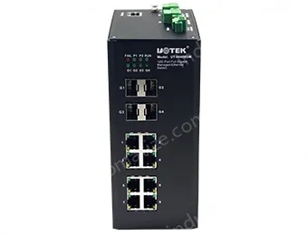 UOTEK 8G+4G Full Gigabit Managed Ethernet Switch