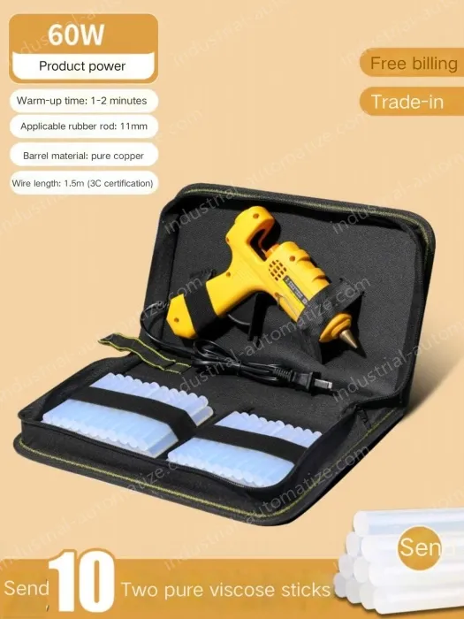 60W Extreme Glue Gun + 10 Glue Sticks + Storage Bag