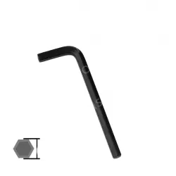 Blackened 10mm 2pcs Flat head