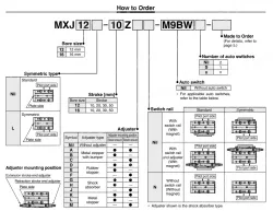 Air Slide Table MXJ Series MXJ16-50ZN