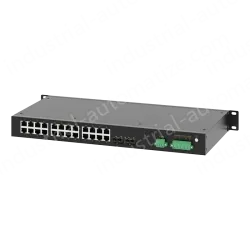 2 Ports 100M FX + 24 Ports 10/100M RJ45 Rack-mount Managed Industrial Ethernet Switch