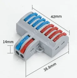 Quick terminal blocks-SPL-82 two in and eight out