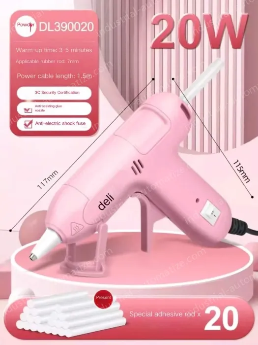 20W children's powder + 20 glue sticks + storage bag