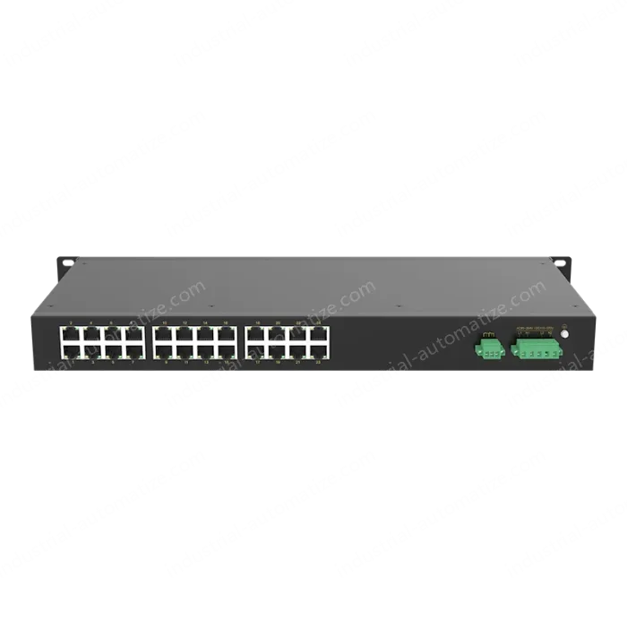 24 Ports 10/100M T(x) Rack-mount Unmanaged Industrial Ethernet Switch