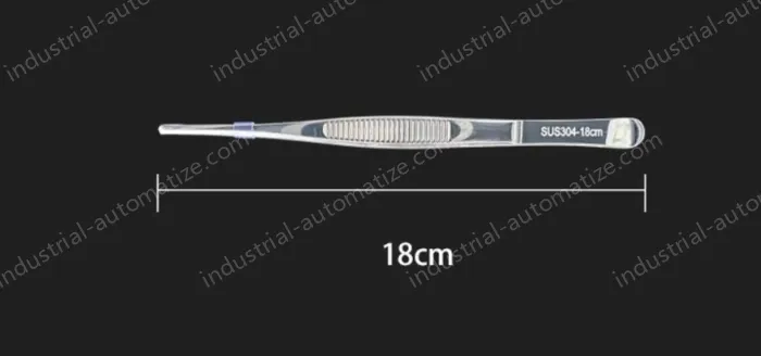 Stainless steel tweezers Straight round head (304 models) 18cm