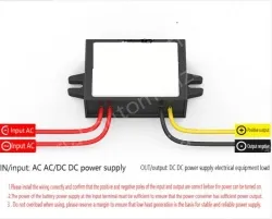 AC to DC power converter transformer step-down module regulator AC24V36V turn DC12V 2A small aluminum shell