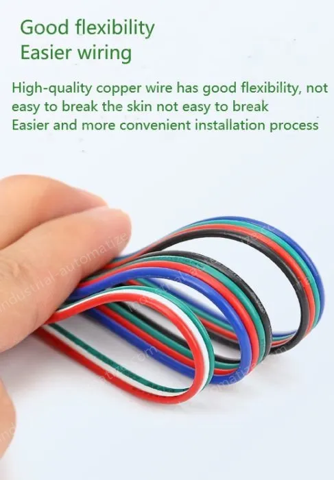 LED light connecting cable 22AWG*4 and (17/0.16TS)