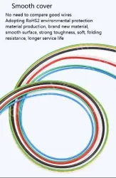 Teflon Wire Cable 24AWG White 7cores