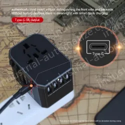 Type C travel adapter usb