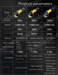 Decoration 760W rear switch metal polishing