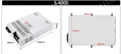 High-power switching power supply 3500W 12V
