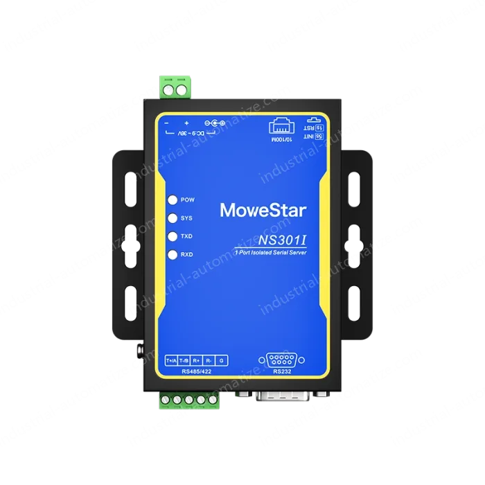 1 Port RS232/485/422 Serial to 100M Ethernet Opto-isolated Server