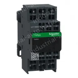 LC1D323M7 IEC contactor, TeSys Deca, nonreversing, 32A, 20HP at 480VAC, 3 phase, 3 pole, 3 NO, 220VAC 50/60Hz coil, open style