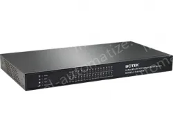 UOTEK 10/100M TCP/IP to 16 Ports RS-485/422 Serial Device Server with Lightning Isolation