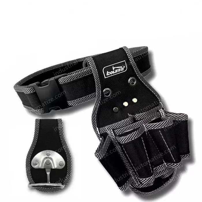 Waist bag + extra-thick waist belt + metal hanging