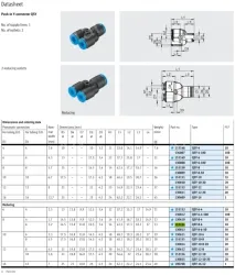 Push-in fitting QSY-8-6(FESTO)