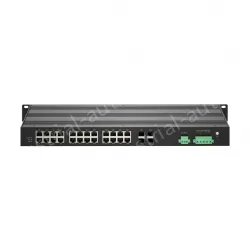 Full-Gigabit 4-optical 24-electric ring network managed PoE switch