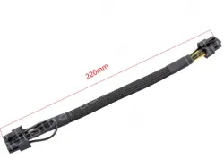 6PIN to 8PIN Server PowerCable Graphics Card Cable Mesh Sleeve Protection 32cm