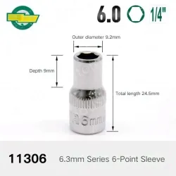 Xiaofei-6.0mm-6.3mm series 1/4-11306