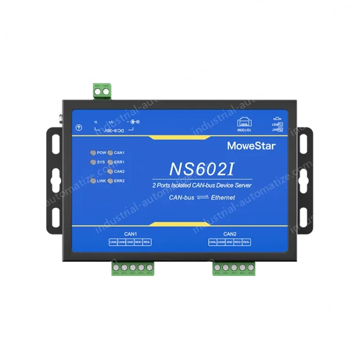 2 Ports CAN-bus To Ethernet Opto-isolated Wall-mounted Ethernet CAN-bus Server