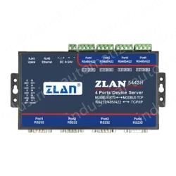4 RS232 serial ports and 4 RS422/485 serial ports Serial Device Server