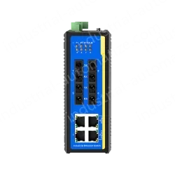 [100 Gigabit 4 Optical 4 Electrical] Ring Network Management Industrial Switch