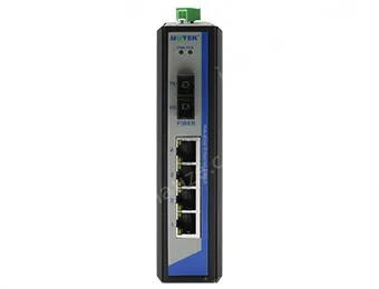 UOTEK 4 10/100Base-TX Ethernet ports and 1&nbsp;100Base- FX optical port Network Fiber Optic Transceiver