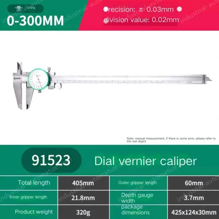 Caliper with table 0-300mm 91523m