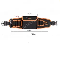 Orange padded tool belt bag Medium bag