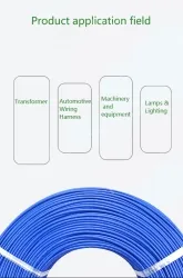 Transformer Cable 22AWG Black