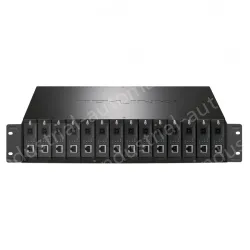 14-slot fiber optic transceiver dedicated rack